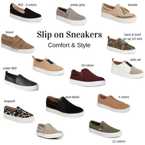 The performance footwear and clothing brand with an emphasis on technology and innovation. Two Peas in a Blog: Trending - Slip on Sneakers | Spring shoes casual, Stylish walking shoes ...