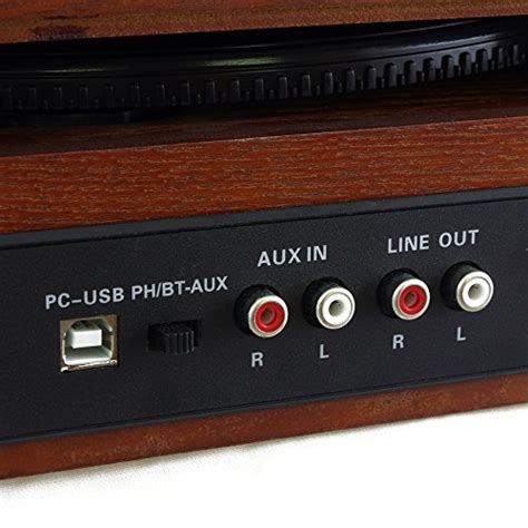 Pyle Pvntt6umrbt Retro Vintage Classic Style Bluetooth Turntable Record