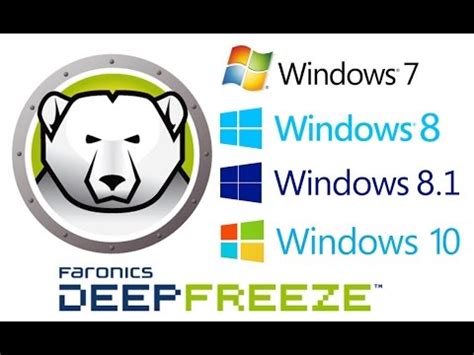 Deep freeze server enterprise protects workstations running server 2008 r2, 2012, 2016, and 2019. Cómo instalar DEEP FREEZE en Windows 8/8.1/7 - YouTube