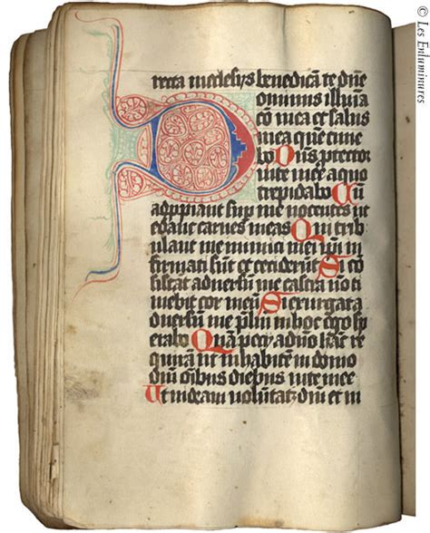 Ferial Rare Books Psalter Medieval Text Manuscripts