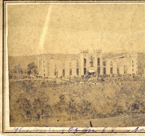Vmi Barracks In Ruins After Civil War Rededication Of Washington