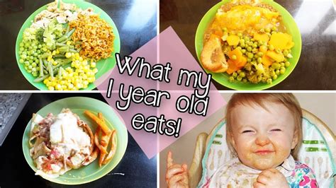 What My 1 Year Old Eats Toddler Meal Ideas Youtube