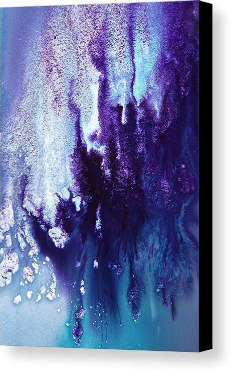 Icefall Abstract Art Photography By Serg Wiaderny Canvas Print By Serg