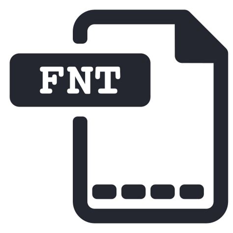 Extension File Fnt Font Icon Free Download