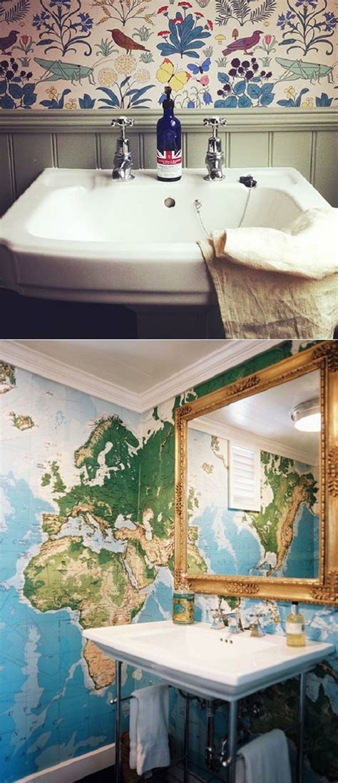 exPress-o: Funky Bathroom Wallpaper: Thumbs up or down?