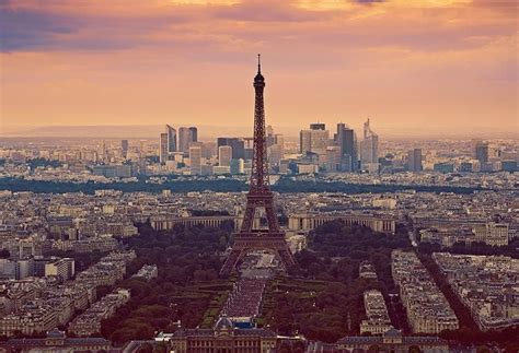 Eiffel Tower Backdrop Paris Landmark Fountain Sunset Scene Backdrop For