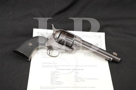 Colt 1st Gen Single Action Army Saa 5 12″ 32 20 Wcf Revolver Mfd 1907