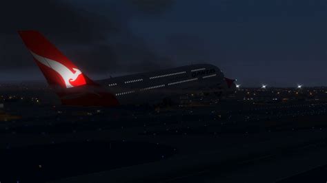 Fatal Plane Crash Qantas A380 Crash At Los Angeles Airport Klax Youtube