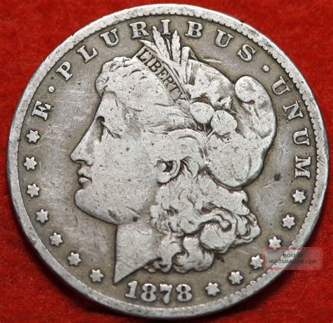 1878 Cc Silver Morgan Dollar