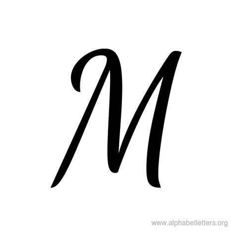 Cursive Alphabet M Download Printable Cursive Alphabet Free