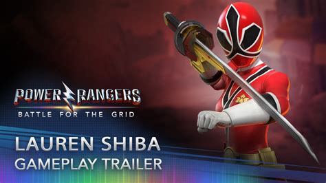 Power Rangers Battle For The Grid Lauren Shiba Red Samurai Ranger
