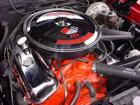 396 Engine Photos ~ 1967 Chevelle Reference Cd