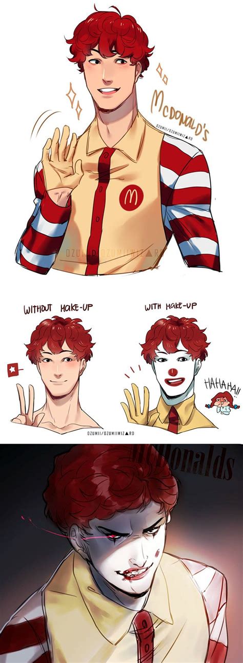 Illustrator Reimagines Fast Food Mascots As Anime Characters And Now