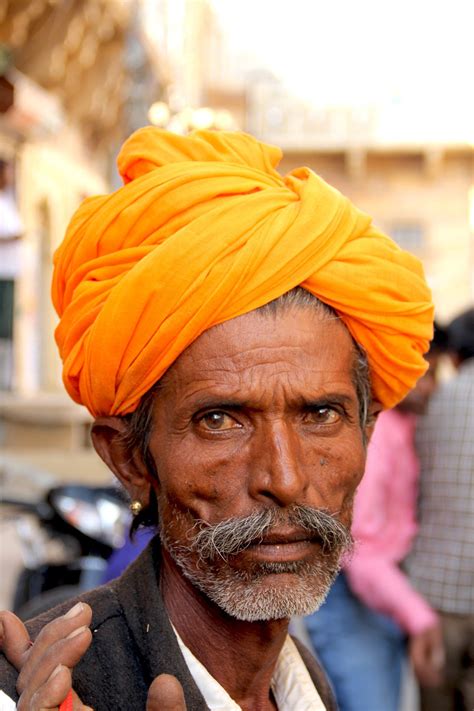 Jaisalmer Man Face Photography Indian Face Figure Photography