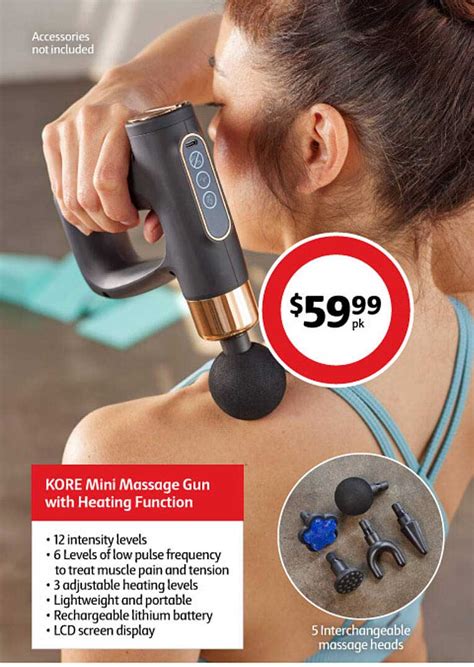Kore Mini Massage Gun With Heating Function Offer At Coles Au