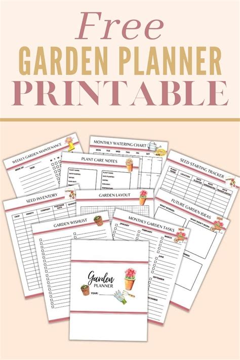 Free Printable Garden Planner