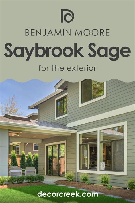 Saybrook Sage Hc Paint Color By Benjamin Moore Decorcreek Grey