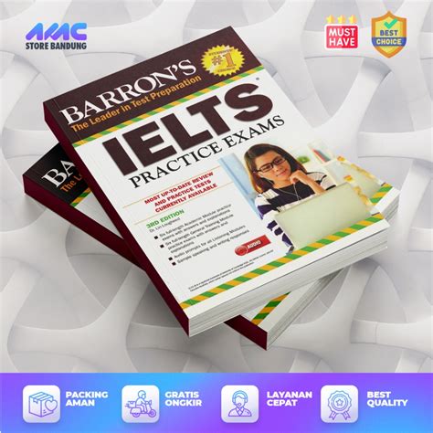 Jual Barron S Ielts Practice Exams Rd Edition Buku Belajar Bahasa