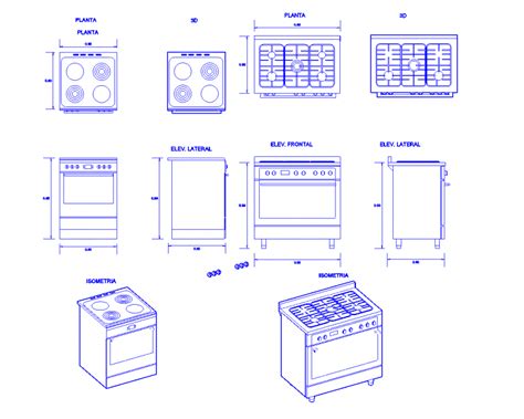 Want to discover art related to kitchen_stove? Multiple gas stove with cabinet blocks cad drawing details ...