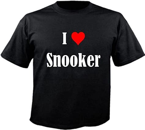 T Shirt I Love Snooker Für Damen Herren Und Kinder In Der Farben
