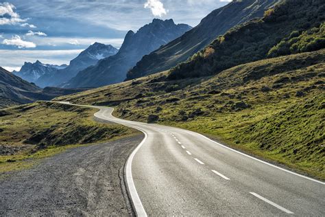 Winding Mountain Road Without Cars Getty Images Gallery