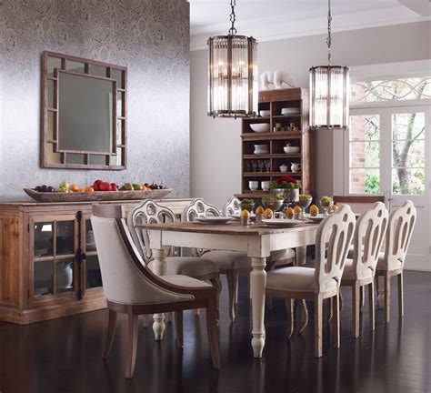 See more ideas about cottage dining rooms, shabby chic decor, shabby chic. French Cottage 87" Rectangular White Dining Room Table ...