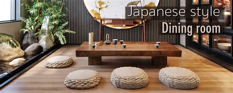 Modern Japanese Dining Room — Japanese Style Dining Room Furniture