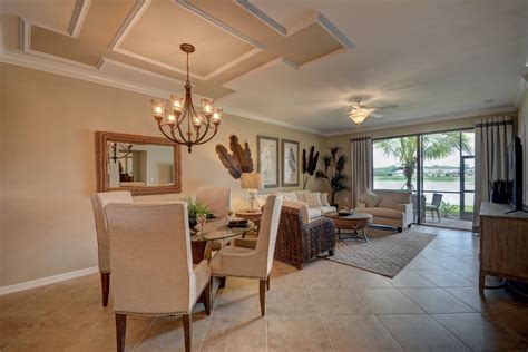 Gorgeous Open Concept Living Roomdining Room In The Diangelo Model In