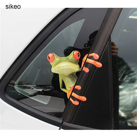 Sikeo 5pcslot Hot Selling Funny Car Styling Cartoon 3d Car Sticker