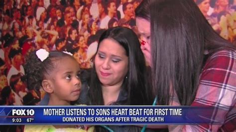 Heather Clark Hears Sons Heart Beating In Recipients Chest
