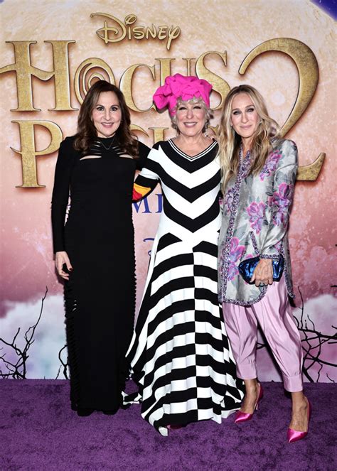 Kathy Najimy Bette Midler And Sarah Jessica Parker At The Hocus Pocus