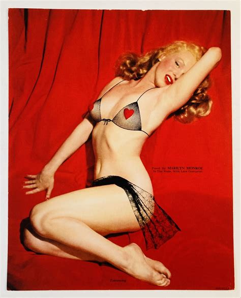 Marilyn Monroe Vintage Pinup Litho Tom Kelly Golden Dreams V
