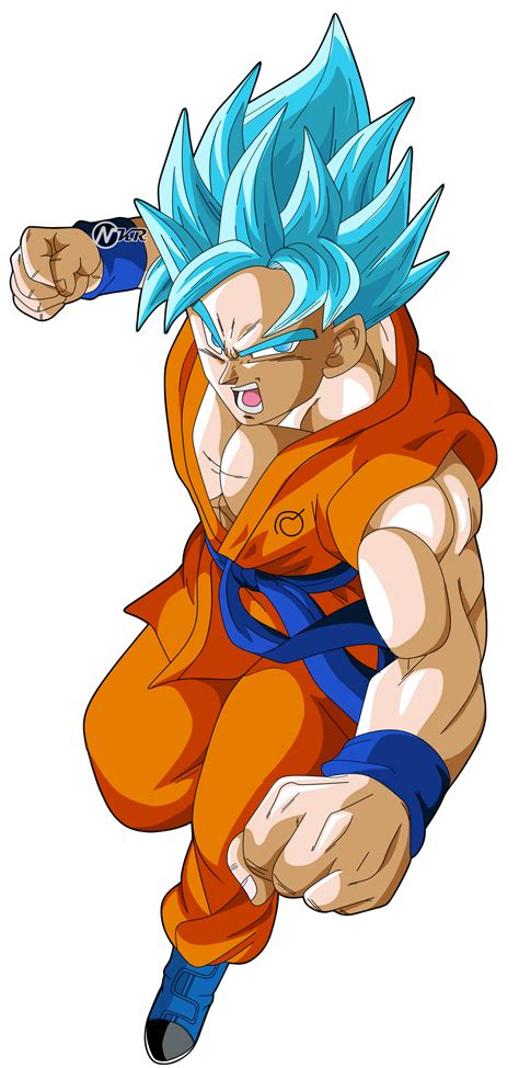 Goku Super Saiyajin Dios Azul By Naironkr On Deviantart