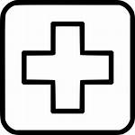 Hospital Icon Clipart Cross Clinic Transparent Healthcare