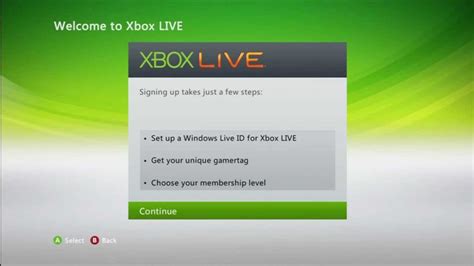 How To Join Xbox Live Xbox 360 V2 Youtube
