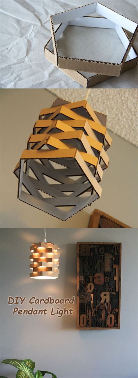 Diy Cardboard Pendant Light Best Out Of The Waste Perhaps This Is