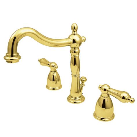 Best home depot faucets bathroom from bathroom faucets home depot 28 images delta zella 2. Kingston Brass Victorian 8 in. Widespread 2-Handle ...