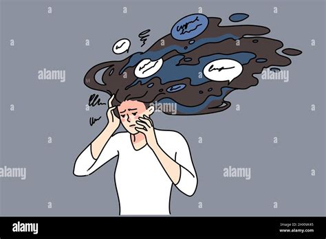 Paranoid Person Stock Vector Images Alamy