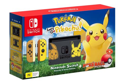 Nintendo Switch Console Pokemon Lets Go Pikachu Switch Buy