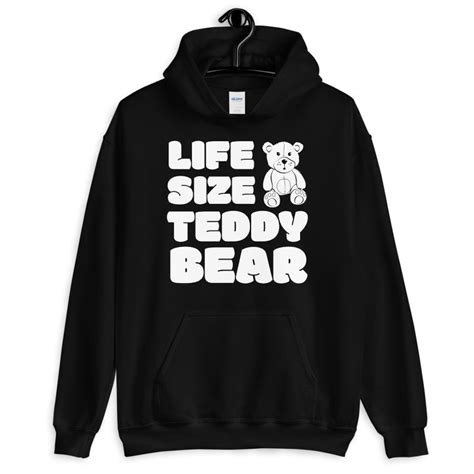 Teddy Bear Hoodie Etsy