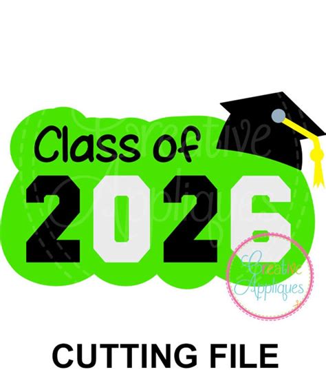 Graduating Class Of 2026 Svg Cutting File School Svg Etsy