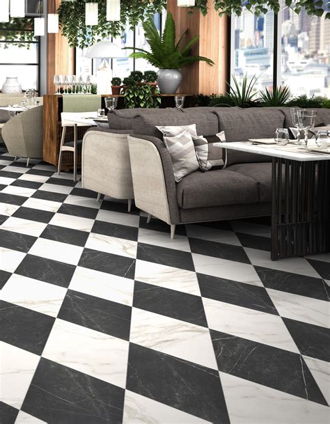 Black And White Diamond Floor Black And White Tiles Home Decor Tile