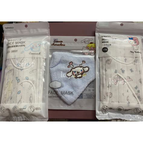 Instock Cinnamoroll My Melody Adult Disposable Mask Reusable Mask Health And Nutrition Face