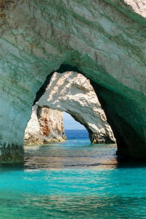 Blue Caves Zakynthos Island Greece Tropical Beach Travel And