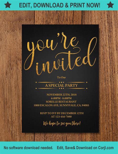 Youre Invited Template Youre Invited Digital Graduation Invitation