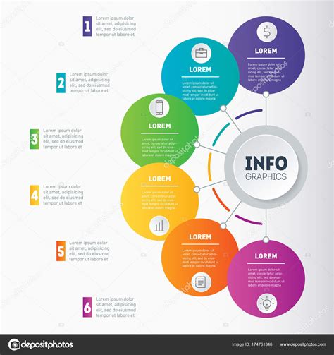Vector Infographic Basic Components Business Technology Education