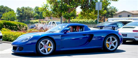 Carrera Gt Deep Blue Metallic Vinyl Wrap — Haus Of Wraps