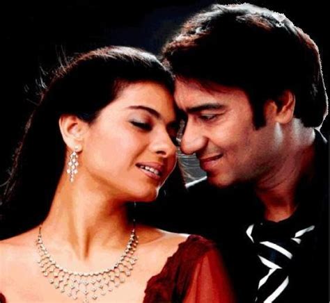 Ajay Devgan And Kajol Kiss Image ~ Couple Picture