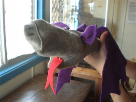 An Embellished Life Dragon Sock Puppets
