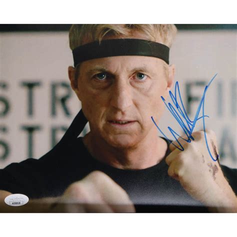 William Zabka Signed Cobra Kai 8x10 Photo JSA Pristine Auction